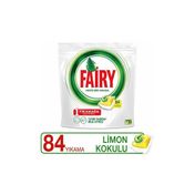 Fairy 84'lü Hepsi Bir Arada Limon Bulaşık Makinesi Tableti