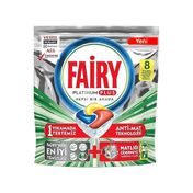 Fairy 8'li Platinum Plus Bulaşık Makinesi Tableti