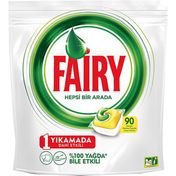 Fairy Hepsi Bir Arada 90 Kapsül Bulaşık Makinesi Tableti