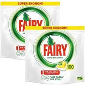 Fairy Hepsi Bir Arada Limon 2x100 Adet Bulaşık Makinesi Kapsülü