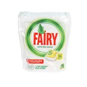 Fairy Hepsi Bir Arada Limon Kokulu 2x36 Adet Bulaşık Makinesi Deterjanı Kapsülü
