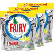 Fairy Platinum 216 Tablet Bulaşık Makine Deterjanı