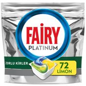 Fairy Platinum 4x72'li Bulaşık Makinesi Tableti
