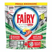 Fairy Platinum Plus Hepsi Bir Arada 75 Adet Bulaşık Makinesi Tableti