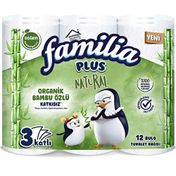 Familia 3 Katlı 12'li Natural Bambu Özlü Tuvalet Kağıdı