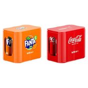 Fanta 250 ml Portakal Aromalı Kutu + Coca-Cola 250 ml Orijinal Tat Kutu Kola
