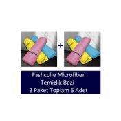 Fashcolle 2x3'lü Mikrofiber Temizlik Bezi
