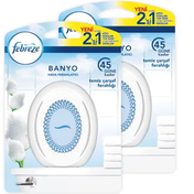 Febreze Temiz Çarşaf Ferahlığı 2 Adet Hava Ferahlatıcı Banyo Oda Kokusu