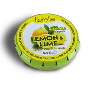 Fibrelle 12 gr Stevia Limon Lime Aromalı Şekersiz Şeker