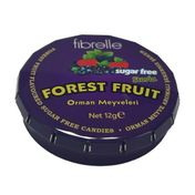 Fibrelle 12 gr Stevialı Orman Meyveli Şekersiz Şeker