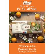 Fibril 3x90 Portakal Çiçeği Kokulu Islak Mendil