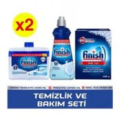 Finish 400 ml Parlatıcı + 250 ml Makine Temizleyici + 2x550 gr Tuz