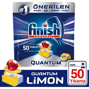 Finish Quantum 50 Tablet Limon Bulaşık Makinesı Deterjanı