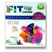 Fit Ixir Bitkisel Karışım Detoks & Form Çayı 60 Süzen Poşet