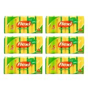 Flexi 6x5'li Oluklu Bulaşık Süngeri