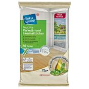 Flink & Sauber 22x30 cm 16'lı Parke Ve Lamine Yüzeylere Özel Islak Yer Bezi