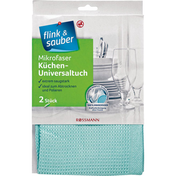 Flink & Sauber 40x60 cm 2 Adet Tüm Yüzeyler İçin Mikrofiber Mutfak Bezi