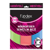 Flodex 3'lü Mikrofiber Temizlik Bezi