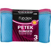 Flodex 3'lü Petek Sünger