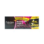 Flodex 4x30'lu 20x30 cm Küçük Boy Buzdolabı Poşeti