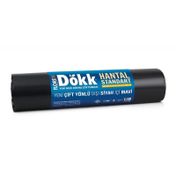 Florex 10 Adet Siyah - Mavi 100x150 cm Dökk Hantal Standart Boy Çöp Torbası