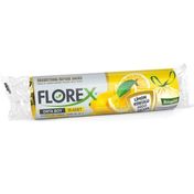 Florex 55x60 cm 25 Rulo Büzgülü Limon Kokulu Orta Boy Çöp Torbası