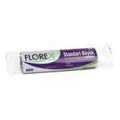 Florex 65x80 cm Standart Büyük Boy Siyah Çöp Poşeti