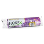 Florex Büzgülü Lavanta Kokulu Orta Boy Çöp Torbası 5 Adet Mor 55 x 60 cm