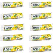 Florex Büzgülü Limon Kokulu 65 x 70 cm 10x10 Rulo Çöp Poşeti