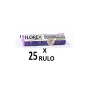 Florex Mor 10x25 Rulo Lavanta Kokulu Büzgülü Orta Boy 55x60 cm Çöp Poşeti