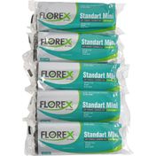 Florex Standart Mini Siyah 44x45 cm 5 Rulo Çöp Torbası
