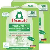 Frosch 2x30'lu Yeşil Limonlu Bulaşık Makinesi Tableti
