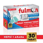 Fulmon 30'lu Hepsi Bir Arada Bulaşık Makinesi Tableti