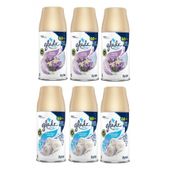Glade 3x269 ml Lavanta Ferahlığı + 3x269 ml Temiz Çarşaf Ferahlığı Oda Kokusu