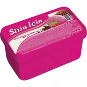 Golf Sizin İçin 1400 ml Çilekli Kakaolu Vanilyalı Dondurma