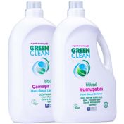 Green Clean 2,75 lt Sıvı Çamaşır Deterjanı + 2,75 lt Yumuşatıcı
