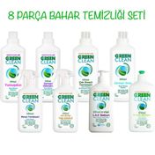Green Clean 8 parça Temizlik Seti