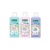 Green Clean Baby Organik Bitkisel 1 lt Çamaşır Detarjanı + Baby Organik Bitkisel 1 lt Çamaşır Yumuşatıcı + Baby Organik Bitkisel 1 lt Leke Çıkarıcı