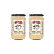 Gurvita 2 x 660 ml Jöle Kıvamında İlikli Sade Kemik Suyu