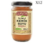 Gurvita İlikli Kemik Suyu Sebzeli 12x320 ml