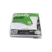 Handy Büyük Boy 100 Adetlik 3 Paket HDPE İş Temizlik Tek Kullanımlık Şeffaf Eldiven