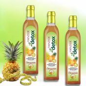 Hanzade Bitkisel 3x475 ml Ananaslı & Sandaloz Sakızlı Detox Şurubu