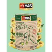 Has Premium 5/1 4 kg Dilimlenmiş Yeşil Zeytin