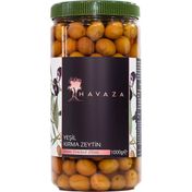 Havaza Yeşil Kırma Zeytin - 1000 gr
