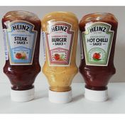 Heinz Üçlü Gurme Sos Paketi (Barbekü Sos 250 gr + Amerikan Burger 230 gr + Hot Chilli Sos 245 gr )