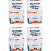 Heıtmann 4 Kutu 40 Yıkama Çamaşır Beyazlatıcı Mendili Pratik Kullanım