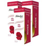 Hekimhan Bitkisel 3x20 ml Gül Yağı