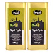 Heybeli 2x1 kg Doğal Fermente Siyah Zeytin