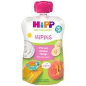 Hipp 100 gr Organik Mangolu Yoğurtlu Muzlu Şeftali Püresi