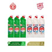 Hyper Hypo 3x750 ml Beyaz Sabun + 3x750 ml Çam Ultra Çamaşır Suyu